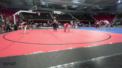 100 lbs Round 5 - Hannah Stephenson, SAND SPRINGS vs Monalisa Freeman, STILWELL