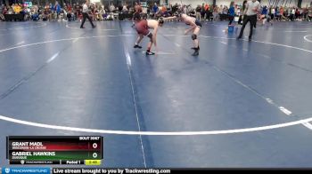 Silver 125 lbs Champ. Round 2 - Grant Madl, Wisconsin-La Crosse vs Gabriel Hawkins, Dubuque