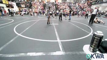 100 lbs Quarterfinal - Wyatt Patterson, Team Tulsa Wrestling Club vs Artemus Mathews, Pitbull Wrestling Academy