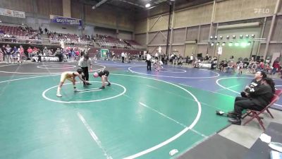 80 lbs Rr Rnd 2 - Allison Allen, Valley Wc vs Akeeah Mitchell, NM Gold