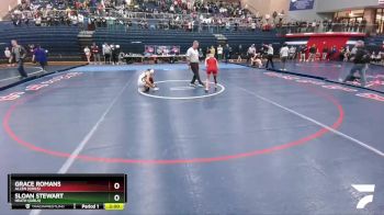 100 lbs 1st Place Match - Grace Romans, Allen (Girls) vs Sloan Stewart, Heath (Girls)