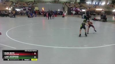 55 lbs 5th Place Match - Duke Boyd, Patriot Wrestling Club vs Luke Goodman, Minion Training Center