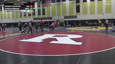 285 lbs Semifinal - Zachary Delsanter, Penn vs Charles Weidman, USMAPS/Army Prep