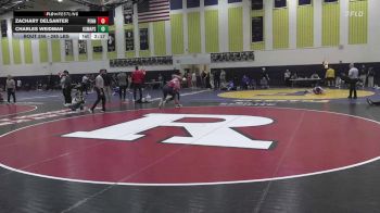 285 lbs Semifinal - Zachary Delsanter, Penn vs Charles Weidman, USMAPS/Army Prep