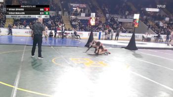 132 lbs Round Of 16 - Ryan Spahiu, Hingham vs Cole Mallon, Greater Lawrence