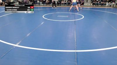 150 lbs Round 1 - Jaxon Ayres, North Platte vs Andrew Hensley, Liberty North