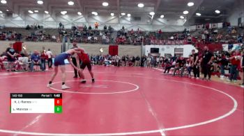 140-150 lbs Round 2 - Karsyn Lovell-Ramey, Attica vs Lanzell Monroe, Muncie Central