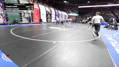 138 Class 3 lbs Cons. Round 2 - Kaden Larkin, Hillsboro vs Rowdy Narron, St. Michael The Archangel