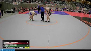 222 lbs Round 1 (4 Team) - Jacob Ocumpaugh, Oakland vs Gunnar McDowell, Enterprise/Wallowa