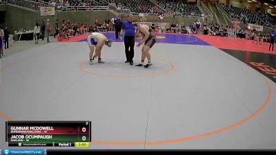 222 lbs Round 1 (4 Team) - Jacob Ocumpaugh, Oakland vs Gunnar McDowell, Enterprise/Wallowa