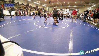 52-55 lbs 2nd Place - Roman Payne, Hilldale Youth Wrestling Club vs Archer Hardison, Verdigris Youth Wrestling