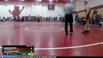 170 lbs Champ. Round 3 - Caden Brewer, Brownsburg vs Clay McClelland, Charlestown