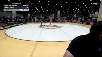 155 lbs Quarters - Ashlynd Freyer, PTCW vs Layla Hines