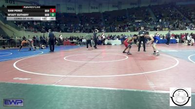 123 lbs Consi Of 16 #2 - Sam Perez, Grove vs Wyatt Guthery, Harrah