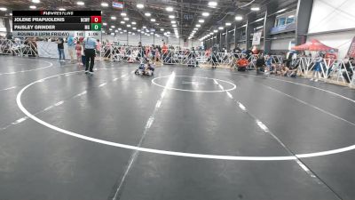 65 lbs Round 2 (3pm Friday) - Paisley Grinder, Maryland Gold vs Jolene Prapuolenis, NCWAY National Team