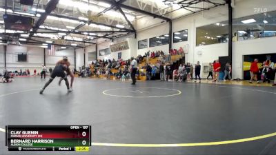 197 lbs Cons. Round 3 - Bernard Harrison, Albion College vs Clay Guenin, Marian University (IN)