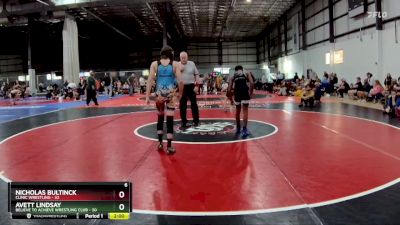 125 lbs Round 3 (6 Team) - Kori Hyatt, BELIEVE TO ACHIEVE WRESTLING CLUB vs Gabriel Hernandez, CLINIC WRESTLING