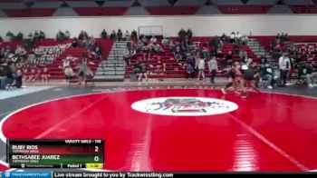 155 lbs Round 3 - Bethsabee Juarez, Toppenish Girls vs Ruby Rios, Toppenish Girls