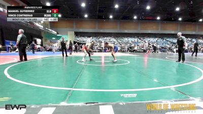 126 lbs 3rd Place - Manuel Gutierrez, Selma vs Vince Contreras, BULLDOG WRESTLING CLUB