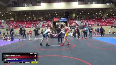 130 lbs Semifinal - Christian Gates, OK vs Austin Martin, NE