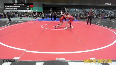 161 lbs 3rd Place - Allison Cummings, Cornerstone Mat Club vs Amari Meilicke, Legacy Elite Wrestling Club