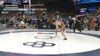 150 lbs 5th Place Match - Dakota Anderson, Washington vs Lincoln Hinchman, Indiana