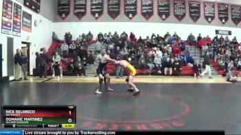 120 lbs Cons. Round 3 - Nick Delgreco, Big Walnut vs Domanic Martinez, Hilliard Davidson