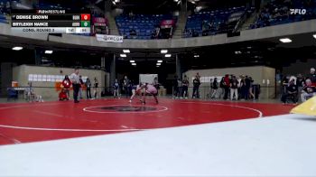 140 lbs Cons. Round 3 - Denise Brown, Unattached vs BryLeigh Nance, Sherrard