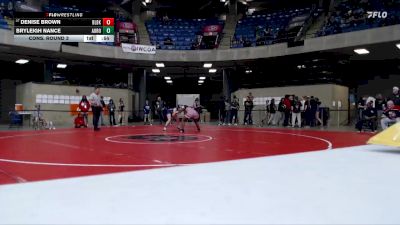 140 lbs Cons. Round 3 - Denise Brown, Unattached vs BryLeigh Nance, Sherrard