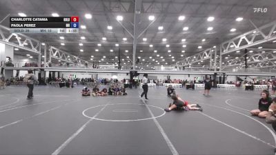 102 lbs Round 5 (6 Team) - Charlotte Catania, All I See Is Gold Academy vs Paola Perez, Miami Hawks