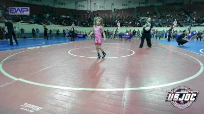 57 lbs 2nd Place - Jolee Bryant, F-5 Grappling vs Elizabeth Boyer, ReZults Wrestling