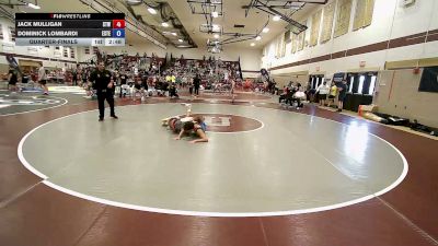 126 lbs Quarterfinal - Jack Mulligan, Shore Thing vs Dominick Lombardi, Estebuilt WC
