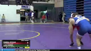 165 lbs Cons. Round 1 - Gabriel Pittman, Huntingdon College vs Luke Radeke, University Of Dubuque
