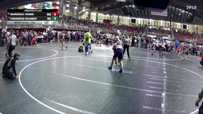 130 lbs Champ. Round 2 - Credence Schmidt, Norris Wrestling Club vs Marshall Kumm, Wrestling With Character