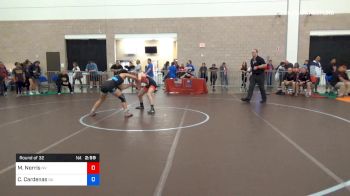 62 kg Round Of 32 - Morgan Norris, Team Nevada vs Caitlin Cardenas, Team Georgia