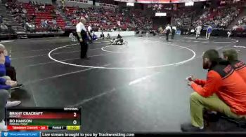 D3-170 lbs Semifinal - Bo Hanson, Mineral Point vs Brant Cracraft, Mishicot