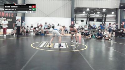 141 lbs Rr Rnd 3 - James Sievers, Roundtree Wrestling Academy - BHS vs Erik Carlile, 4M - BHS