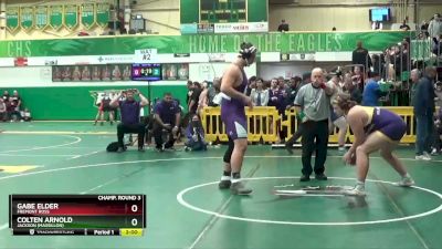 285 lbs Champ. Round 3 - Colten Arnold, Jackson (Massillon) vs Gabe Elder, FREMONT ROSS