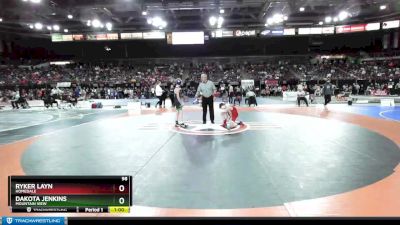 98 lbs Cons. Round 3 - Dakota Jenkins, Mountain View vs Ryker Layn, Homedale