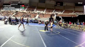 132-D3 Champ. Round 1 - Daniel Guerrero, Sahuarita High School vs Van Flores, Prescott High School