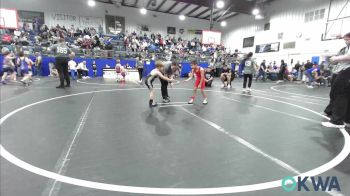46 lbs Semifinal - Aiden Wood, Southmoore SaberCats Wrestling vs Holsten Bridges, Norman Grappling Club