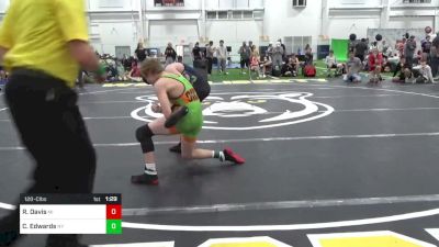 120-C lbs Consolation - Richard Davis, MI vs Cullen Edwards, NY