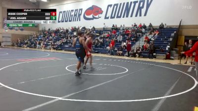 157 lbs Champ. Round 2 - Joel Adams, Oregon State vs Jesse Cooper, Clackamas Unattached