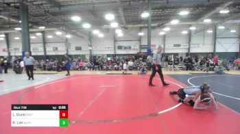 102 lbs 5th Place - Lucas Dunn, Crater Mat Club vs Ryu Lim, Alpha Dawg