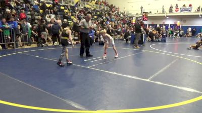 68 lbs Quarterfinal - Duke Peachey, Mifflin County vs Garrett Raley, Florida WC