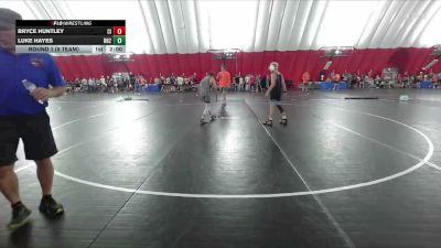 106 lbs Round 1 (8 Team) - Bryce Huntley, Cambridge-Isanti Blue vs Luke Hayes, Roncalli B