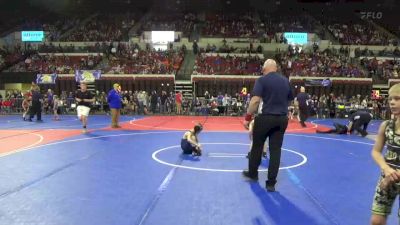 57 lbs Quarterfinal - Christopher LeBlanc Jr., Powell Wrestling Club vs Colin Freund, North Montana Wrestling Club