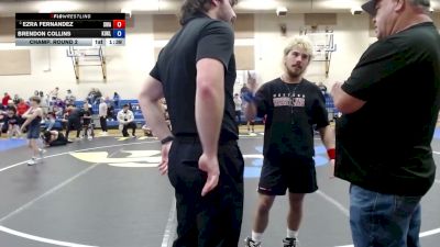 96 lbs Champ. Round 2 - Ezra Fernandez, Sublime Wrestling Academy vs Brendon Collins, Kuna Klub