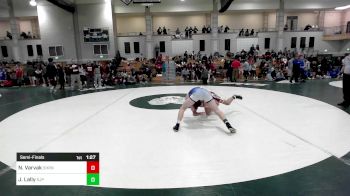 132 lbs Semifinal - Nick Varvak, Sharon vs Jimmy Lally, Saint John's Prep