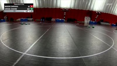 106 lbs Round 1 (8 Team) - Mason Carvajal, Grayslake Central vs Owen Lubinski, Mauston